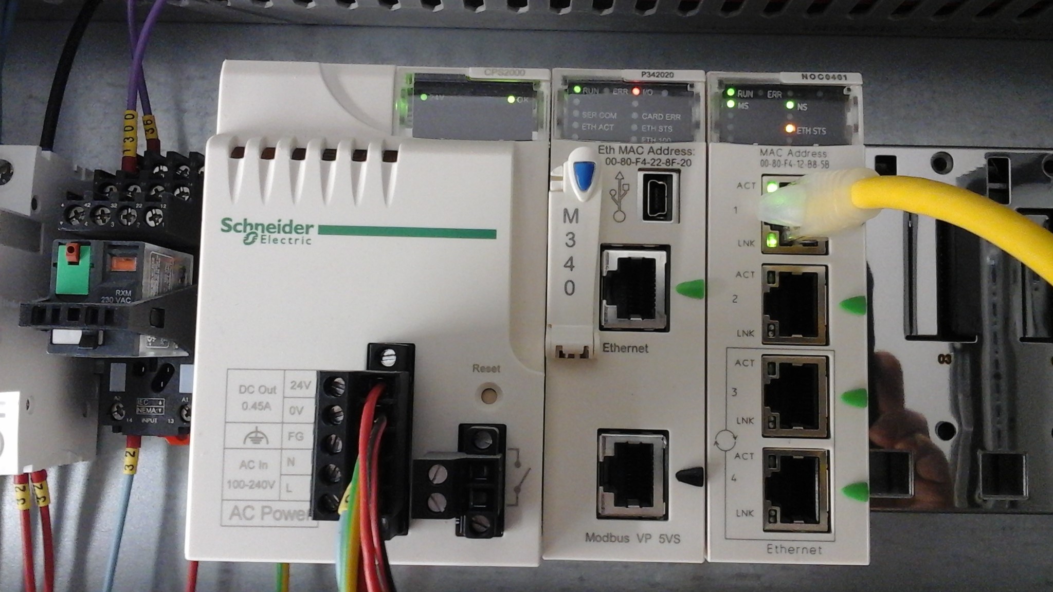 Automate Schneider M340