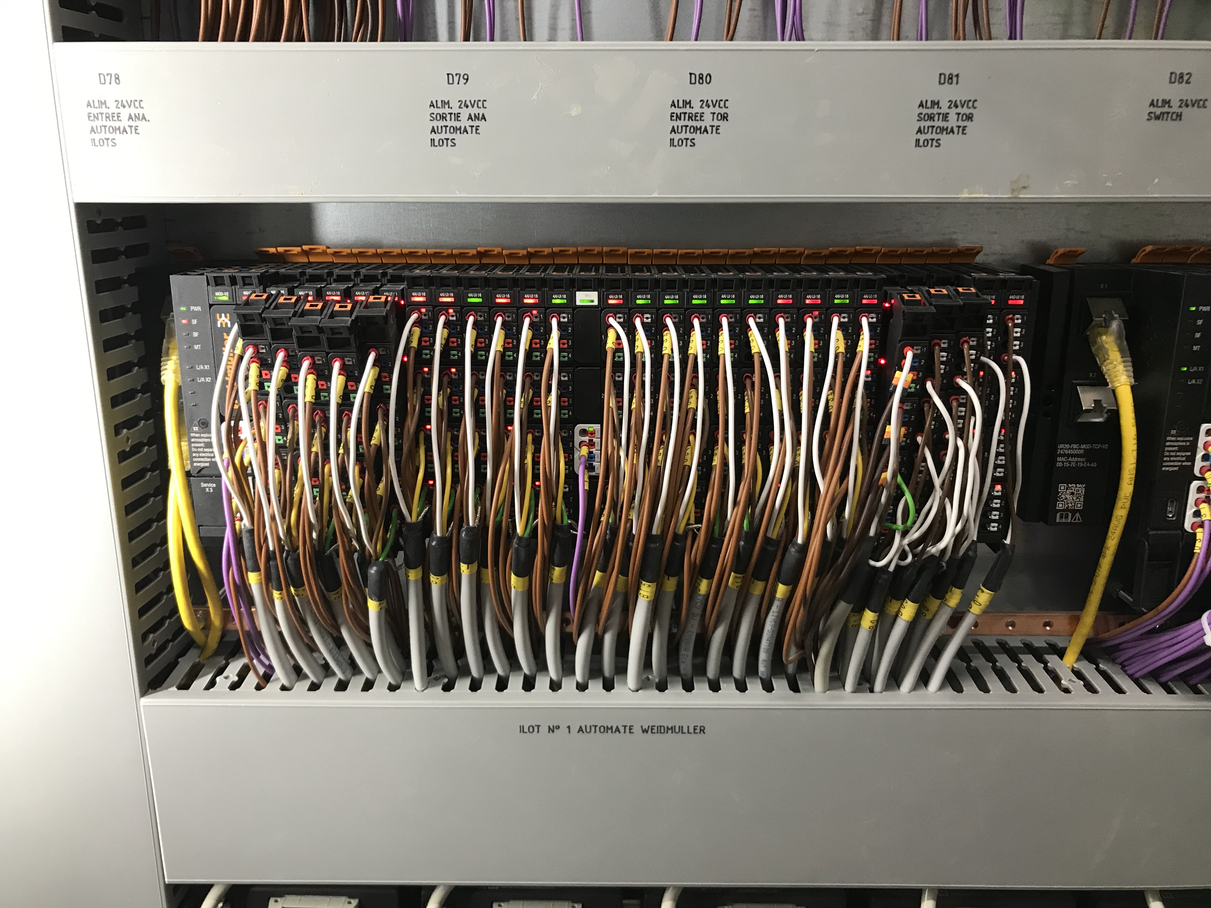 E/S déportées Weidmuller